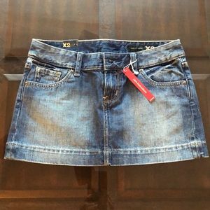 Express jean skirt